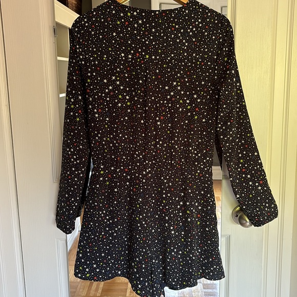 Navy romper (shorts) with colourful stars. NWT “Likely” brand. Size 8 - Picture 3 of 8